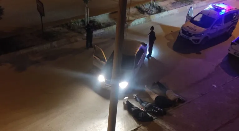 Polisten kaçan araç kaza yaptı