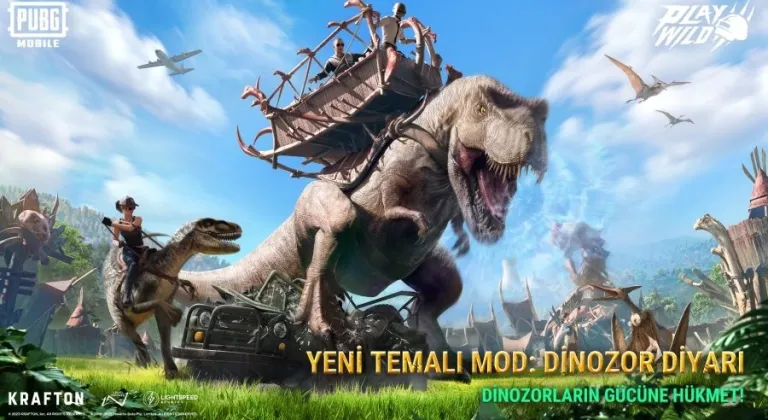 PUBG MOBILE, 2.6 Güncellemesi ile Dinozor Çağına Giriyor