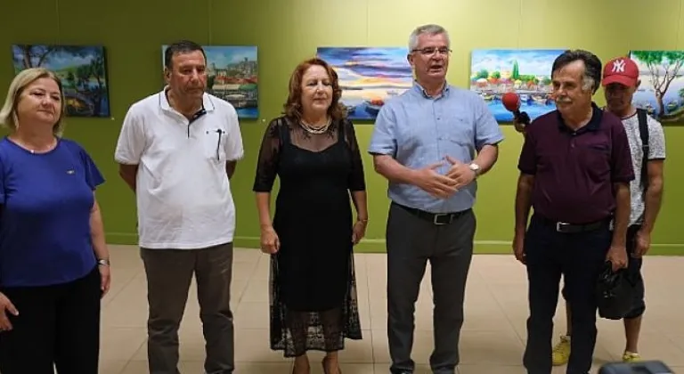 Ressam Mualla Demir’den  Ayvalık Peyzajları Resim Sergisi