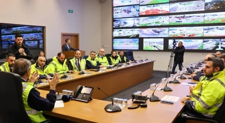 Sakarya AKOM'da Kar Alarmı Toplantısı Yapıldı