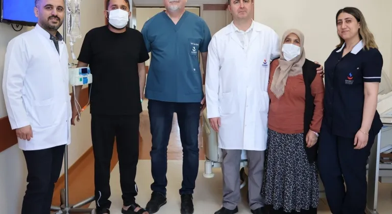 SANKO Üniversitesi Hastanesi’nde anneden oğluna ikinci hayat