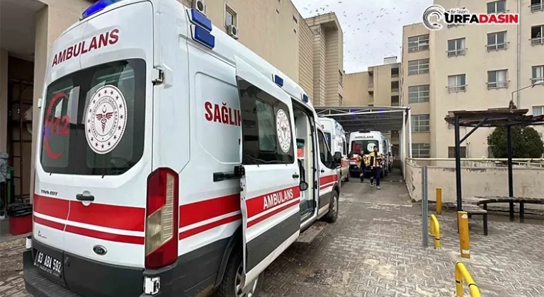 Şanlıurfa'da minibüs devrildi: 14 yaralı