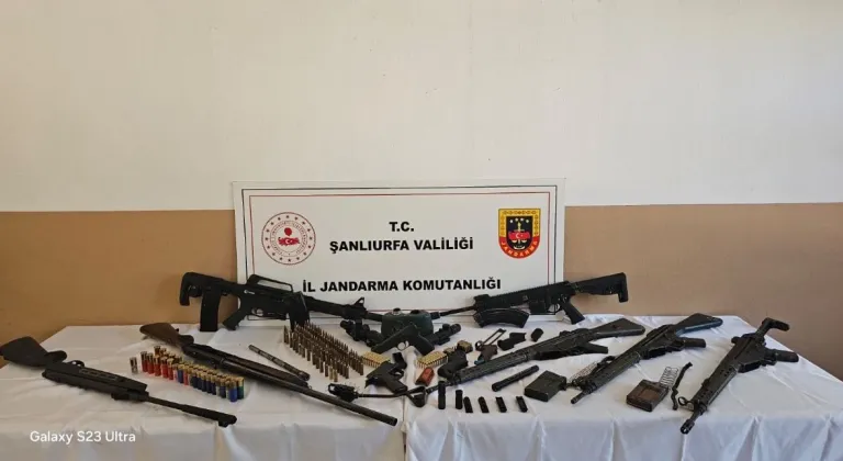 Şanlıurfa’da operasyonda çok sayıda silah ele geçirildi: 4 gözaltı  - Videolu Haber