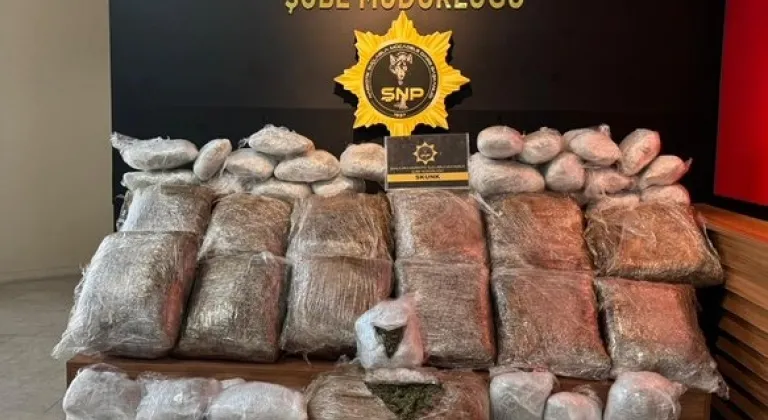 Şanlıurfa’da uyuşturucu operasyonu: 76 kilo ele geçirildi
