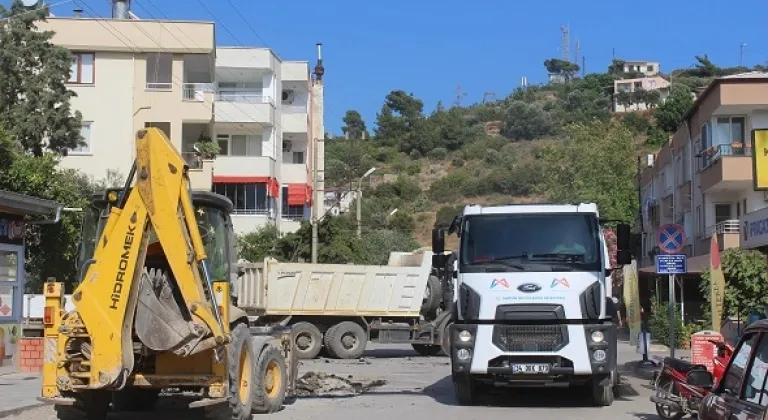 Şehrin Batı Yakasında Yollar Yenileniyor