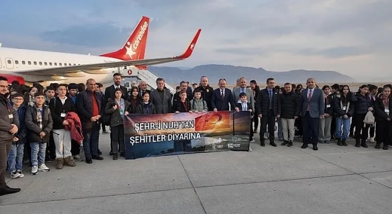 Şırnaklı 513 öğrencinin Corendon Airlines ile Şırnak'tan Çanakkale'nin destansı tarihine anlamlı yolculuğu