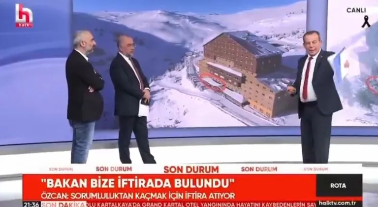 Tanju Özcan'dan Kartalkaya yangınına ilişkin açıklama: 'Yetki Turizm Bakanlığına Ait'