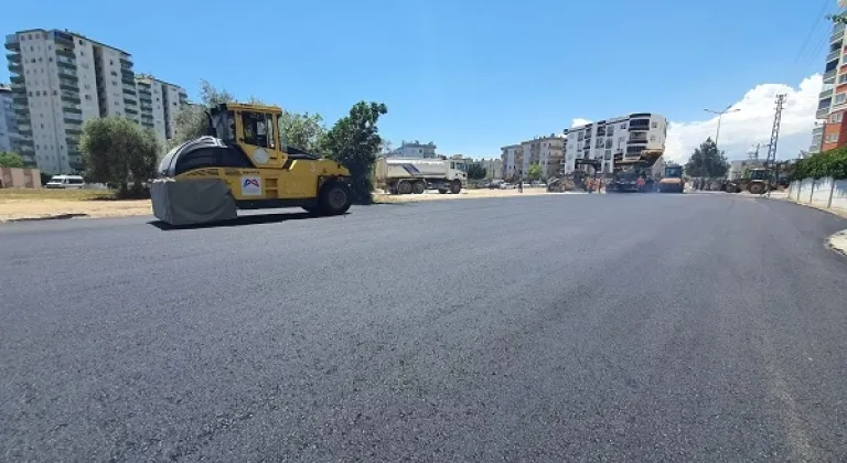 Tarsus Mücahitler Caddesi Büyükşehir Tarafından Asfaltlandı