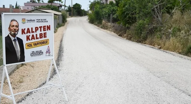 Tarsus'da 40 Günde 12 Köy yolu asfaltlandı 
