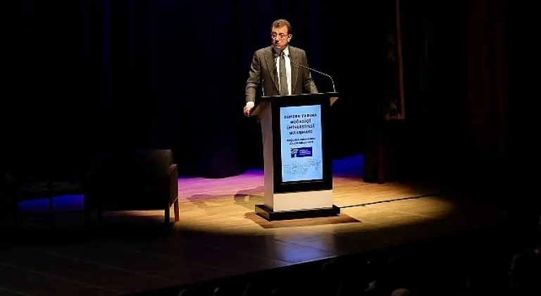 TBB ve İBB Başkanı Ekrem İmamoğlu, 'Dünden Yarına Boğaziçi Üniversitesi Buluşması'nda konuştu