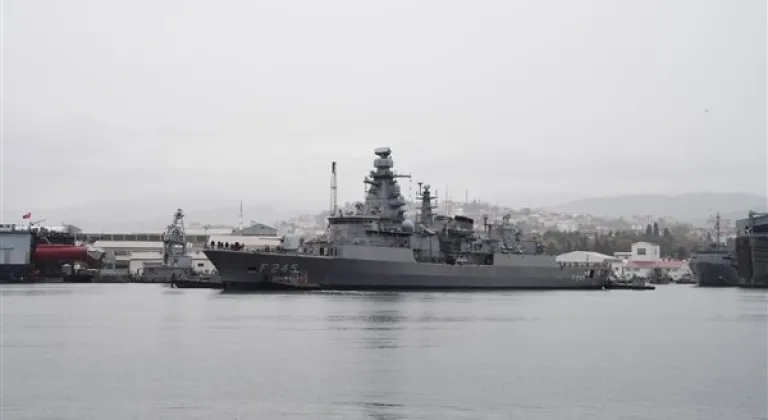 TCG Oruçreis modernizasyonu sonrası ilk kontrol seyrini gerçekleştirdi