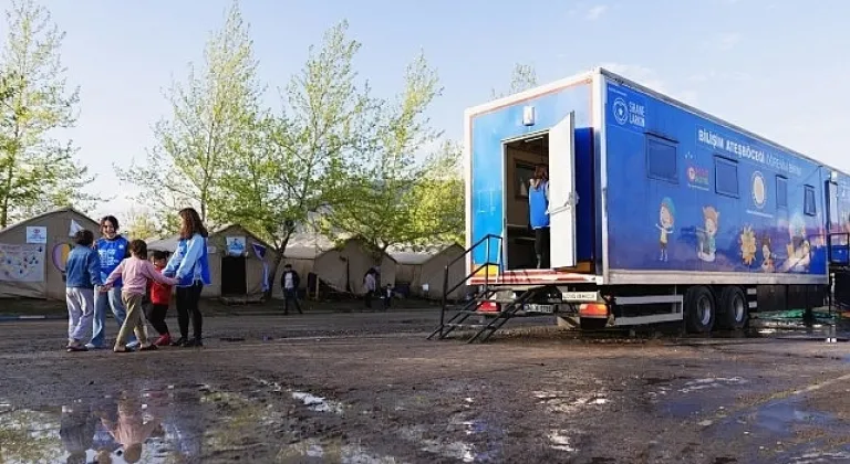 TEGV, deprem bölgesindeki çocuklara umut olmaya devam ediyor