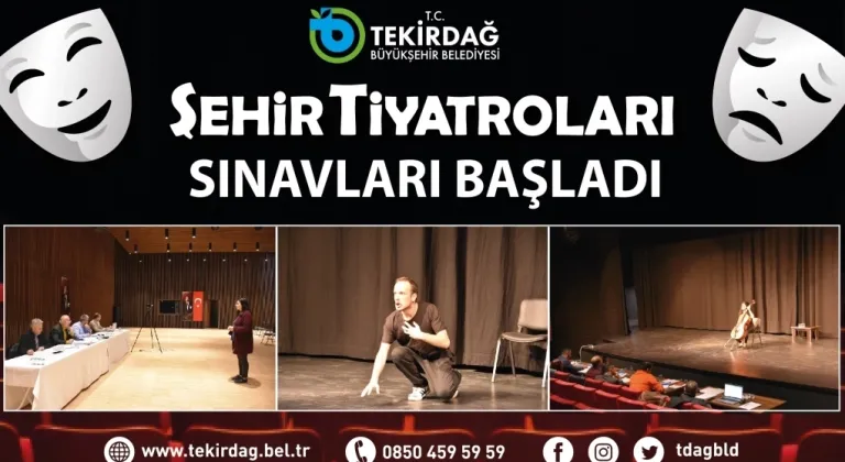 Tekirdağ Büyükşehir Belediyesi, Şehir Tiyatroları için ilk adımı attı