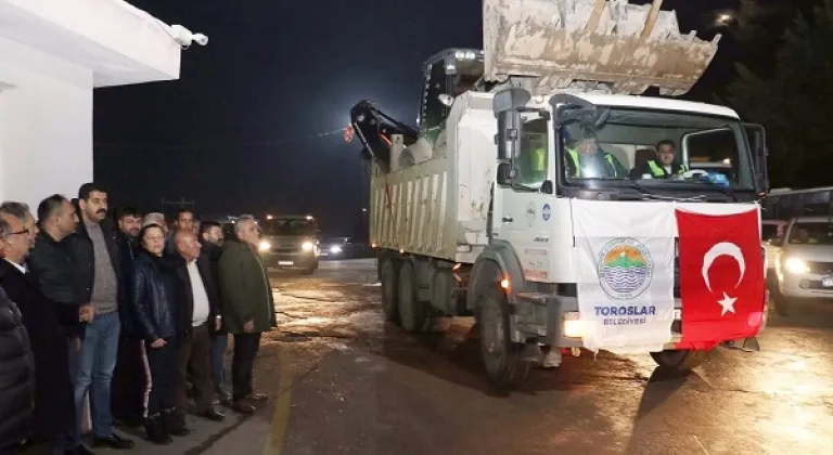 Toroslar Belediyesi Arama Kurtarmaya Destek Veriyor