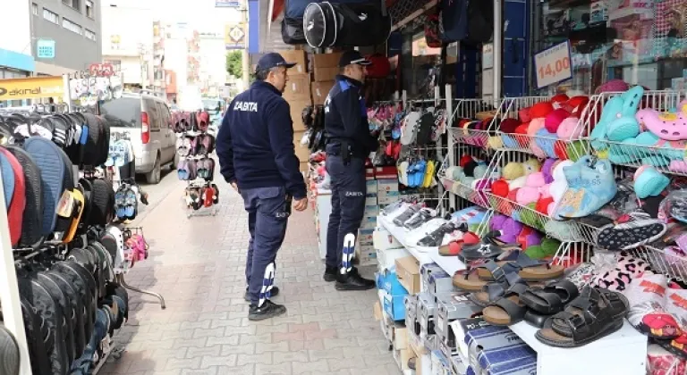 Toroslar’da Kaldırım İşgaline Sıkı Takip