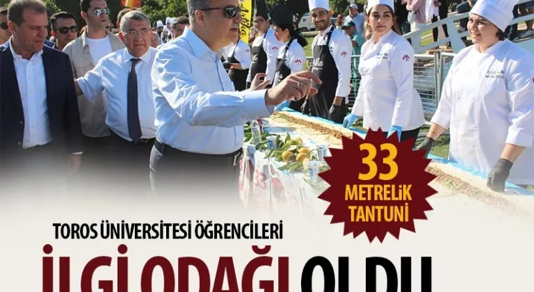 Toros’lu Öğrencilerden 33 Metrelik Tantuni