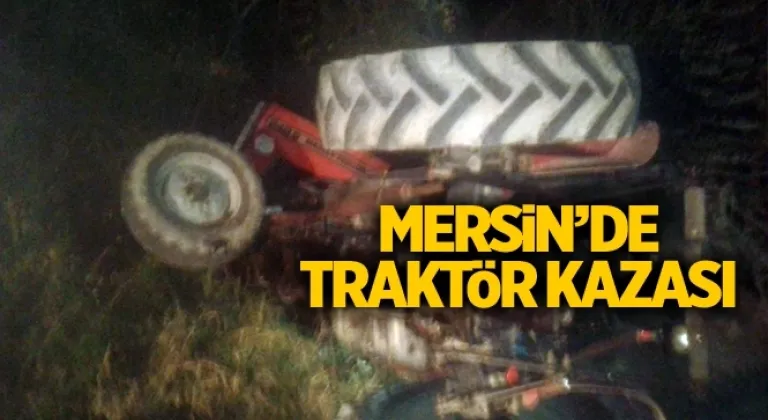 Traktör Devrildi; Sürücüsü Altında Kaldı
