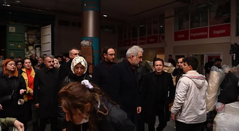 Tuzla deprem bölgelerine yardım ulaşması için tek yürek oldu