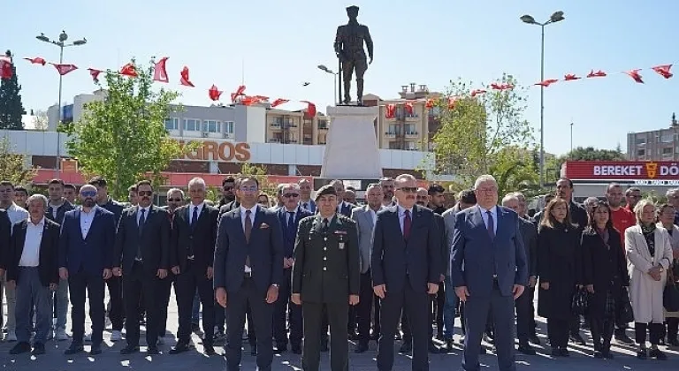 Ulu Önder Atatürk'ün Edremit'e gelişinin 91. Yılı coşkuyla kutlandı