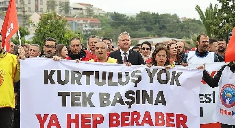 Urla'da işçiye çifte bayram