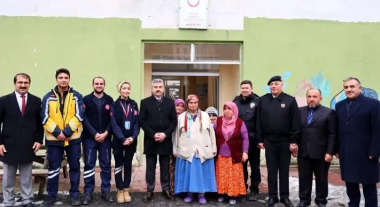 Vali Ergün’den Ortaköy Köyüne Ziyaret