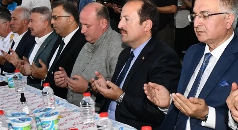Vali Pehlivan, Şehit Polis Sedat Gezer'in mevlide katıldı