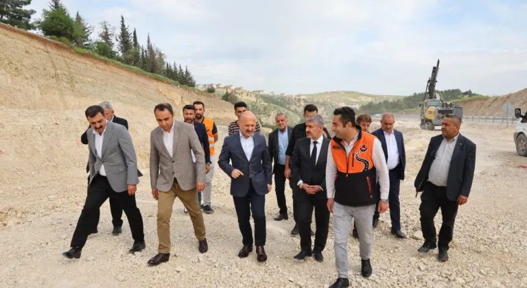 Vali Varol, Besni’de çevre yolunda incelemede bulundu