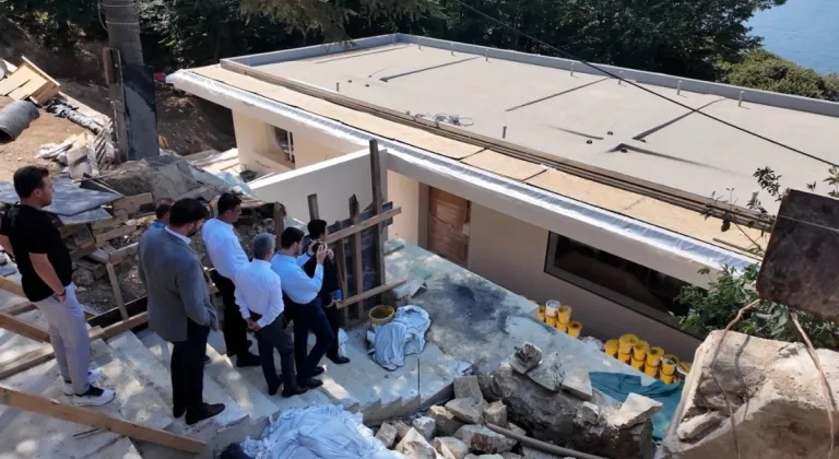 Vaniköy'deki Kaçak İnşaatın Yıkımı Gerçekleştirildi