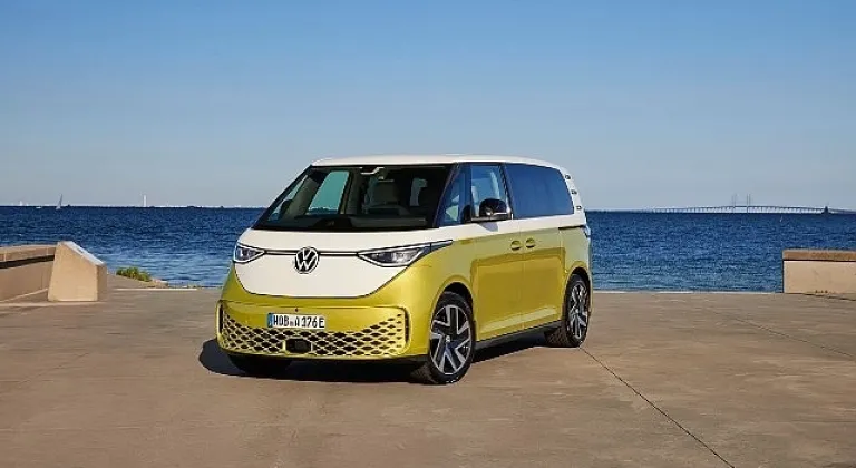 Volkswagen Ticari Araç, tamamen elektrikli ilk modeli ID.Buzz'ı satışa sundu.