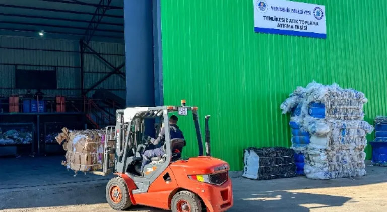 Yenişehir Belediyesi Atık Ayrıştırma Tesisinin Kapasitesini Artırıyor