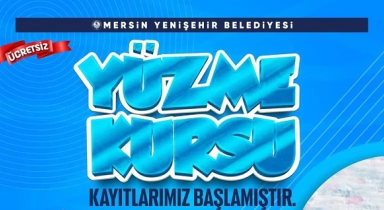 Yenişehir Belediyesinden ücretsiz yüzme kursu