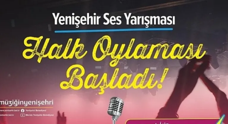 Yenişehir Ses Yarışması’nda halk oylaması başladı