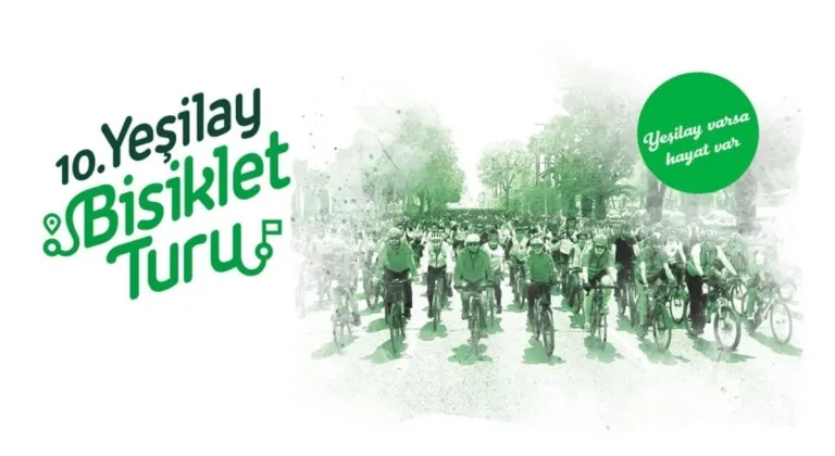 Yeşilay Bisiklet Turu 5 Mayıs Pazar günü tüm yurtta