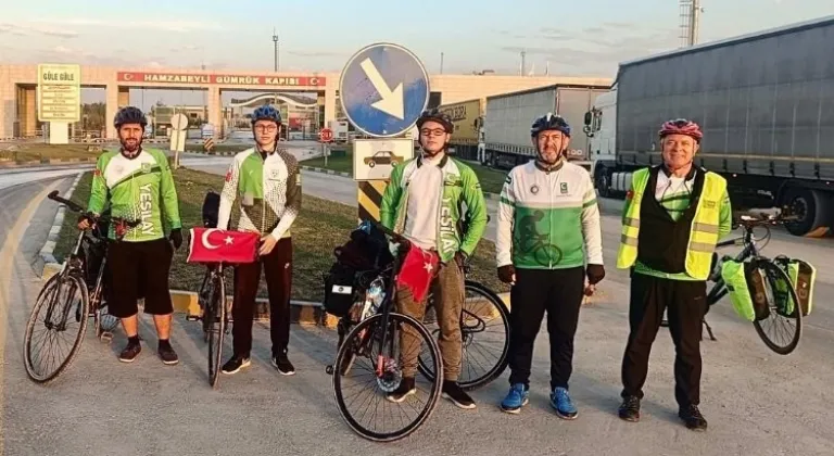 Yeşilaycılar 'sınırsız dostluğa' pedalladılar