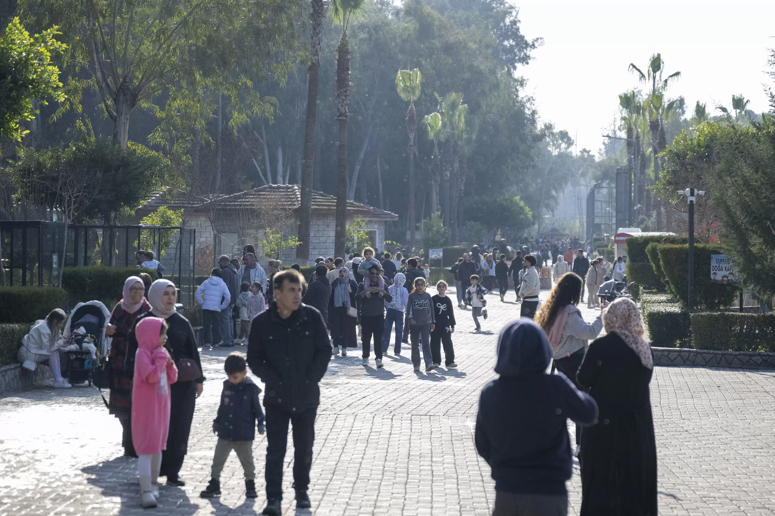 Tarsus Doğa Parkı yarıyıl tatilinde ziyaretçi akınına uğradı